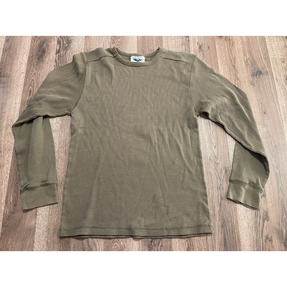 Outdoor Ready Shirt, Men's Size Large, Green, Long Sleeve, Crew Neck